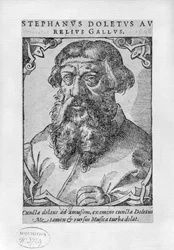 Etienne Dolet (1509-46) 1546